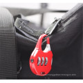 Zinc Alloy Colorful Combination School Bag Padlock